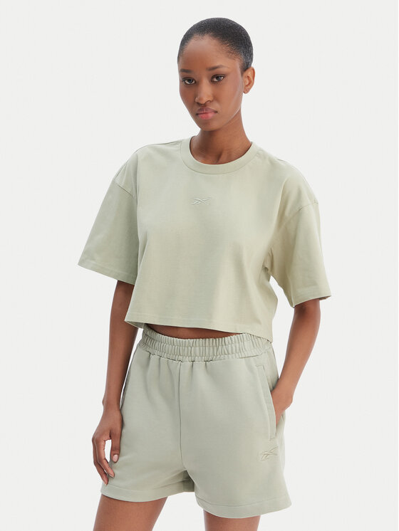 Reebok T-Shirt Reebok x Ewa Chodakowska Olka RK25612CCW Zielony jasny Relaxed Fit