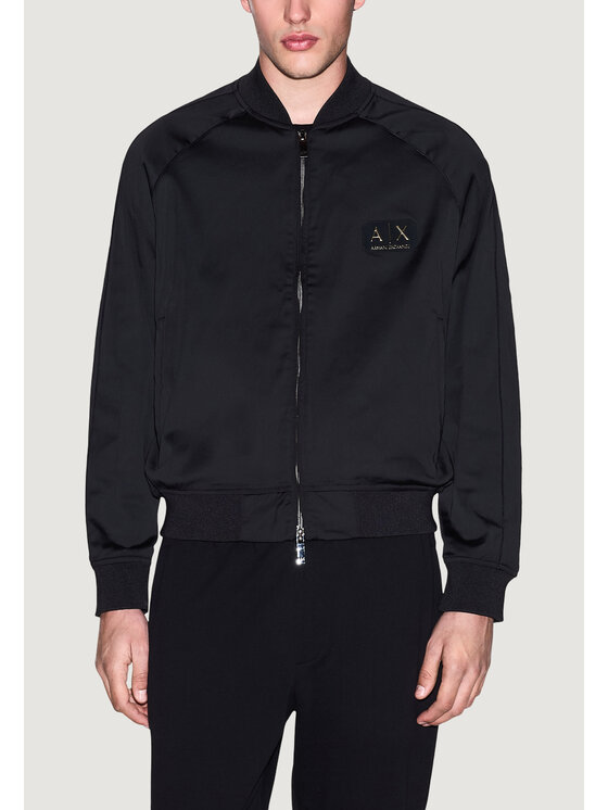 Armani Exchange Kurtka bomber XM001836 AF20535 UC001 Czarny Regular Fit