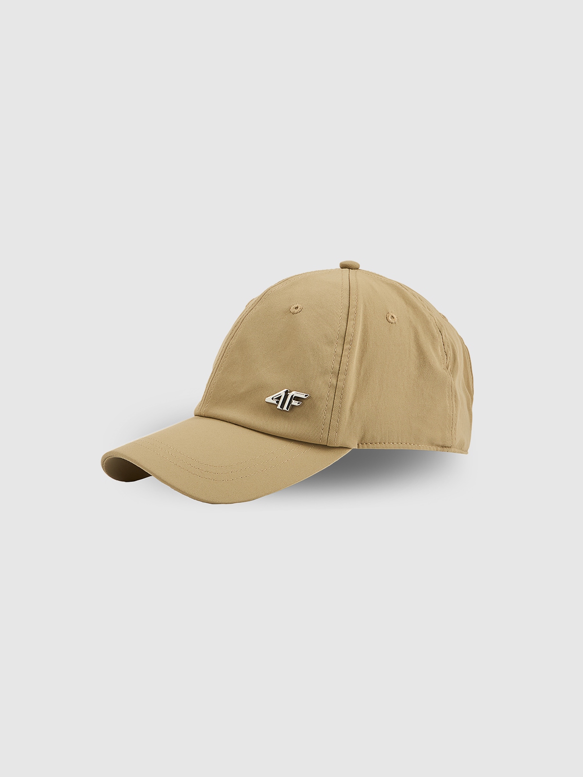 4F Czapka z daszkiem strapback uniseks - beżowa XS/S (56cm)