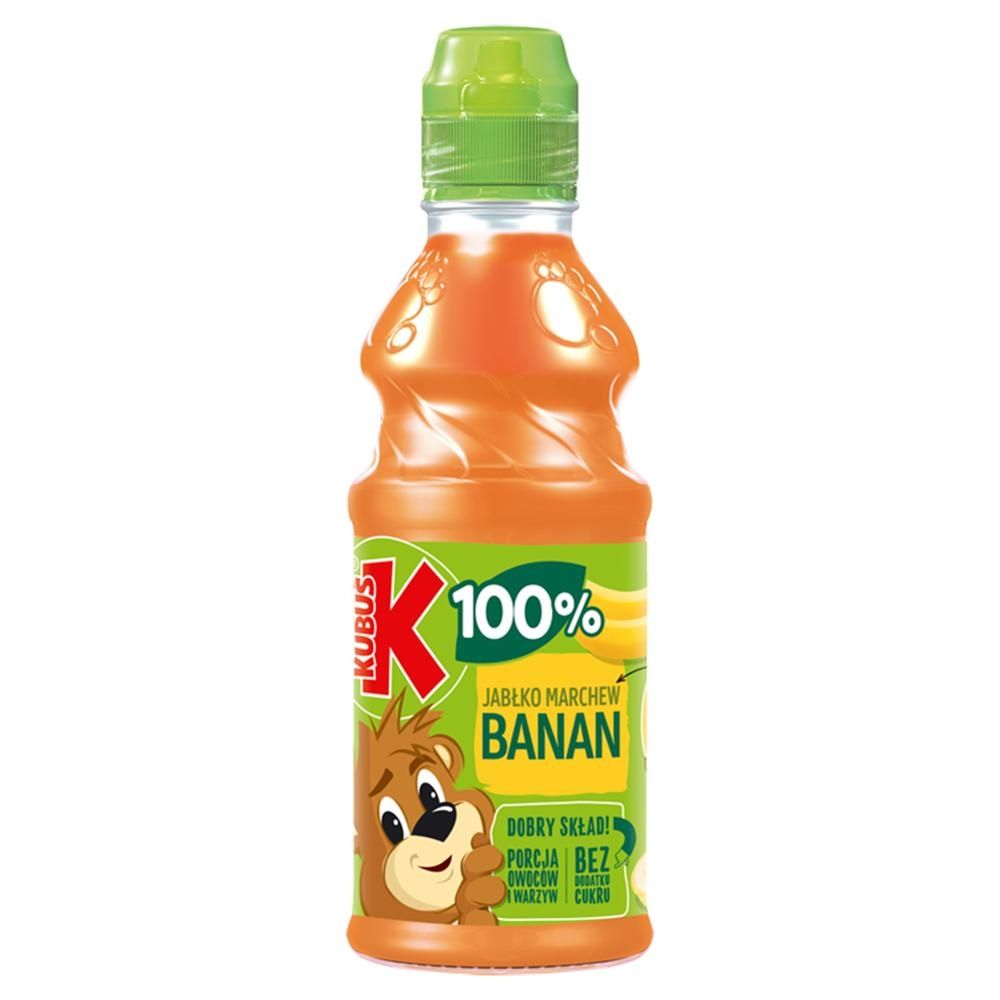 Kubuś 100 % sok jabłko marchew banan 300 ml