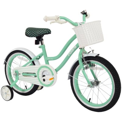 Rower dziecięcy INDIANA Pretty 16 cali dla dziewczynki Miętowy