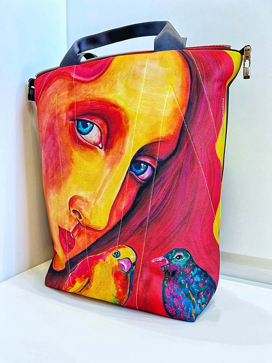 Art MIMA bag UNI & Oksana Chumakova print