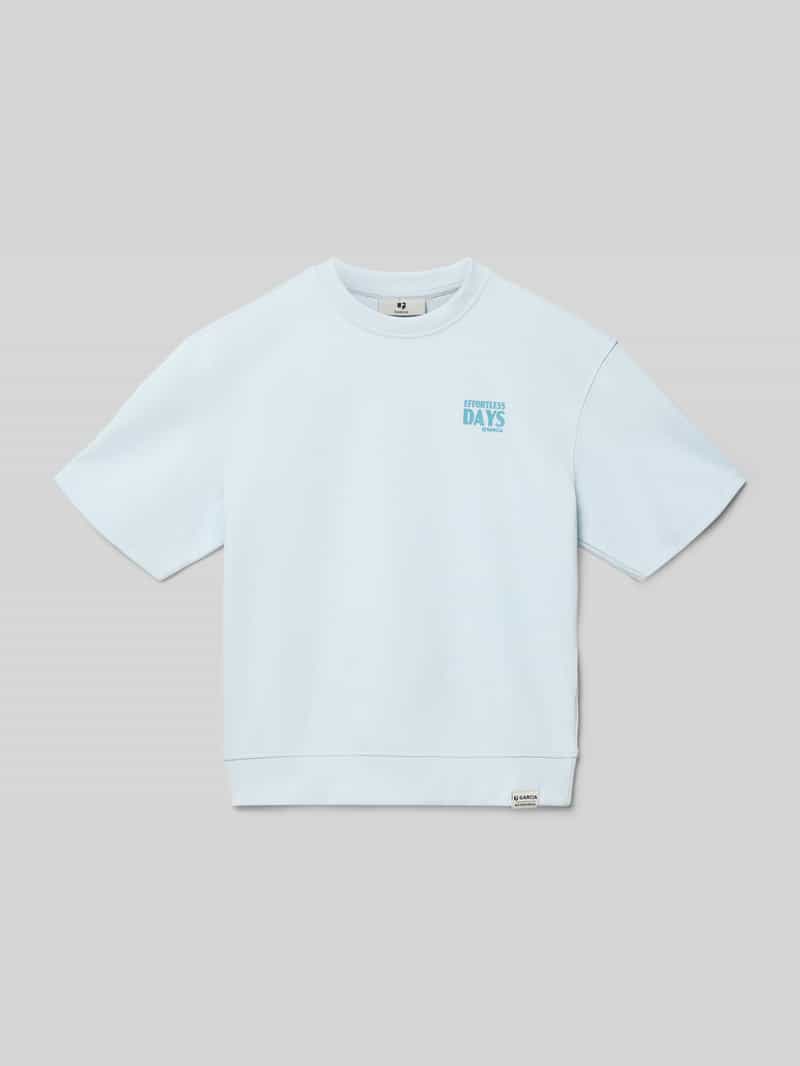 Koszulka z nadrukiem logo, krój regular fit