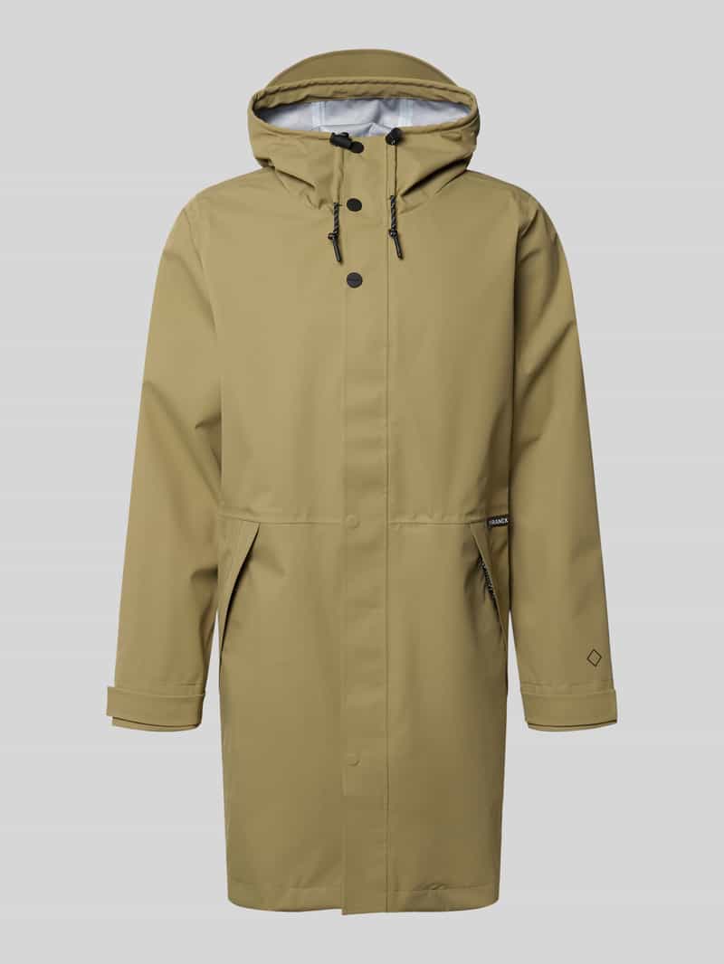 kurtka przeciwdeszczowa z kieszeniami zapinanymi na zamek błyskawiczny model 'RAIN EATER'
