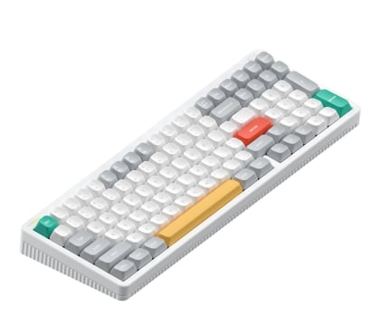 NuPhy Halo IO 96 / Ionic White / Brown Max HALOIOSERIES96IWBRM