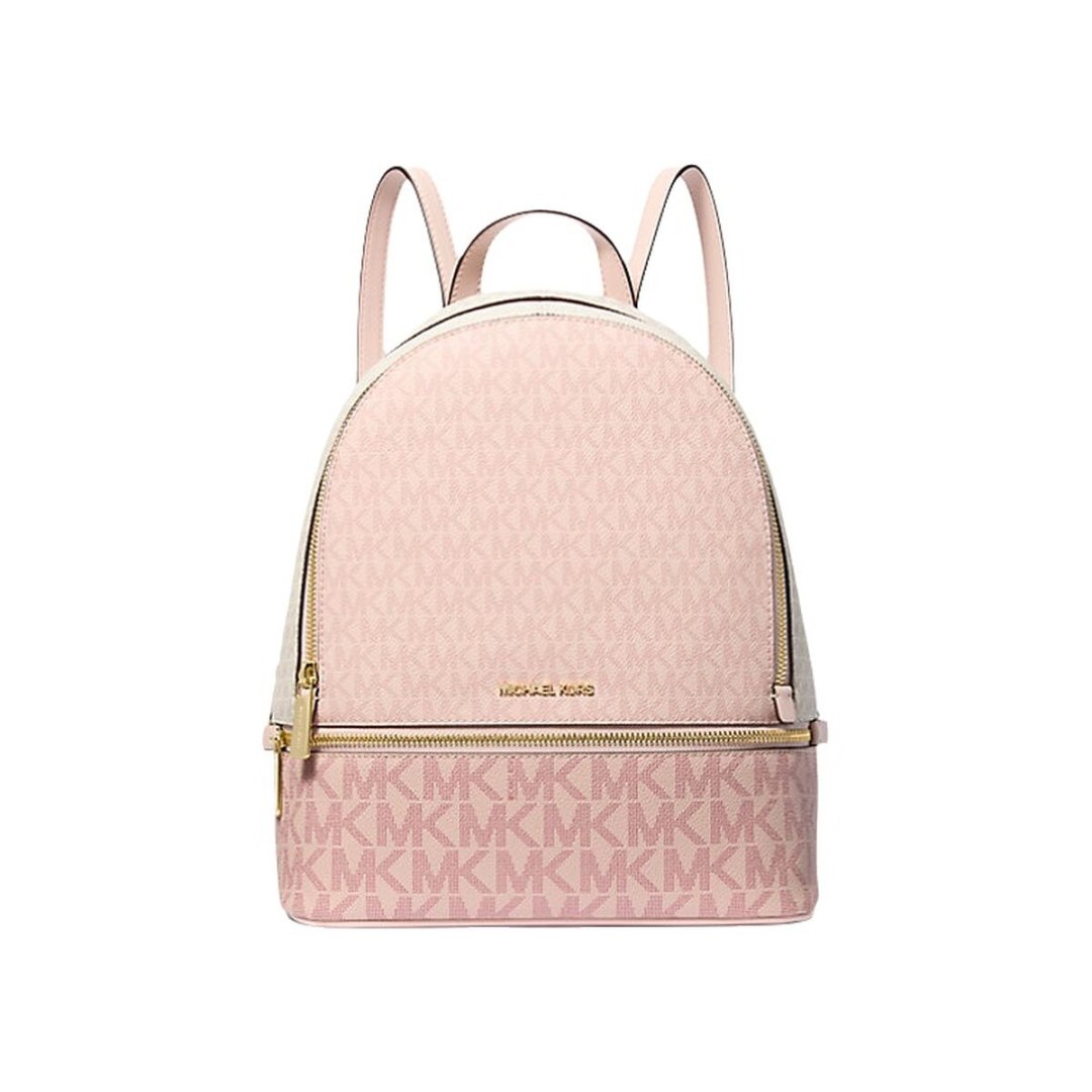 Plecak Michael Kors Rhea Medium Signature Logo Powder Blush Multi