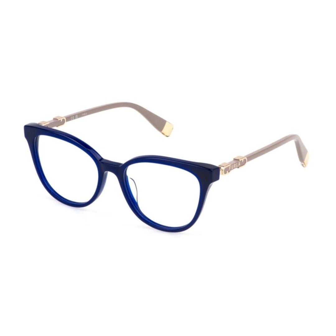 Furla VFU832 SHINY BLUE 52/17/140 Okulary damskie