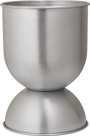 Ferm Living Osłonka na doniczkę Hourglass S aluminiowa 1104272169