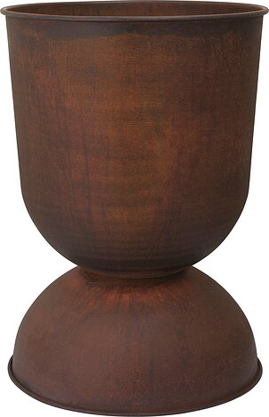 Ferm Living Osłonka na doniczkę Hourglass L rdzawa 1104272162