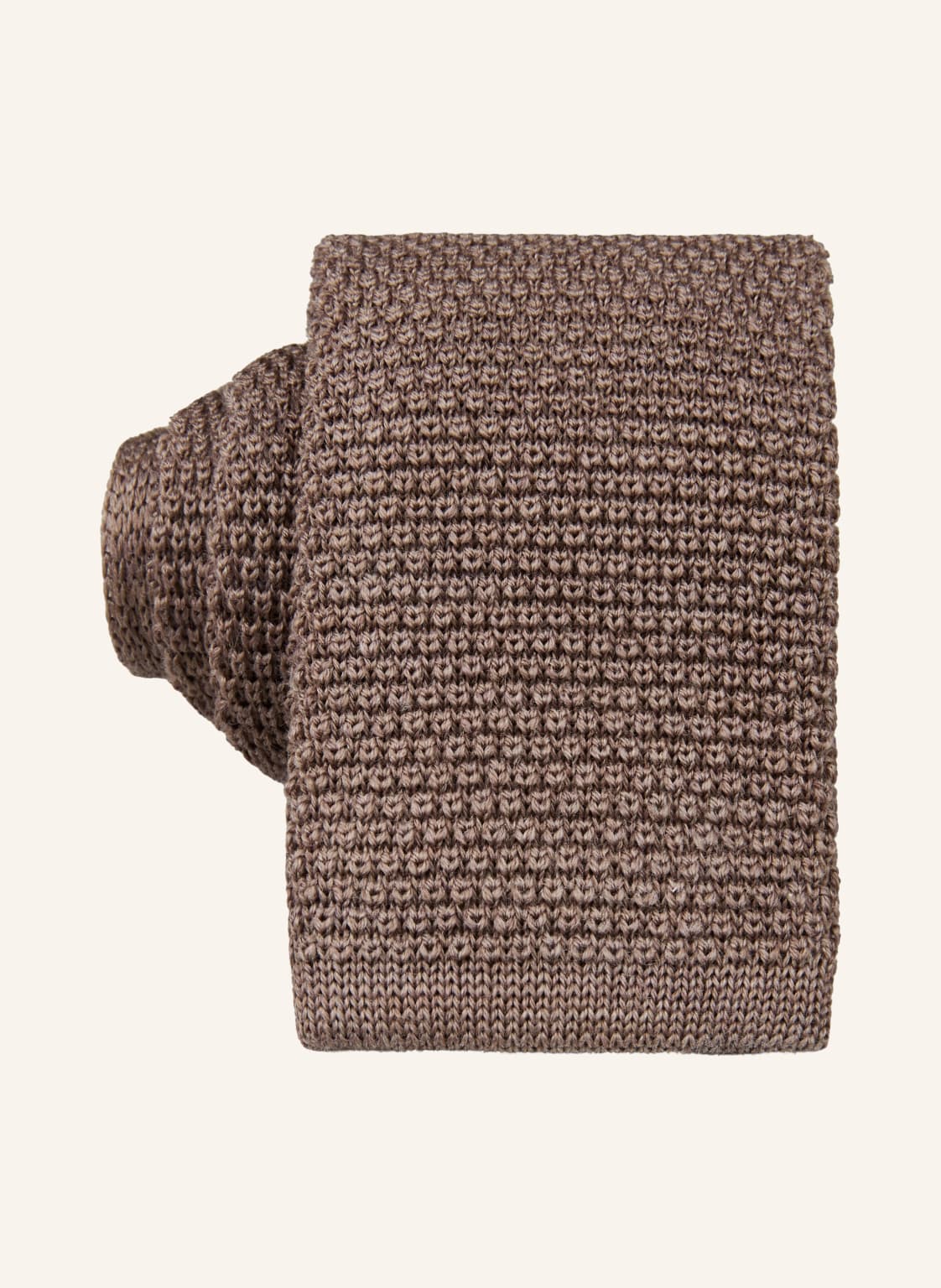 Blick Krawat Z Dzianiny Hanseat beige