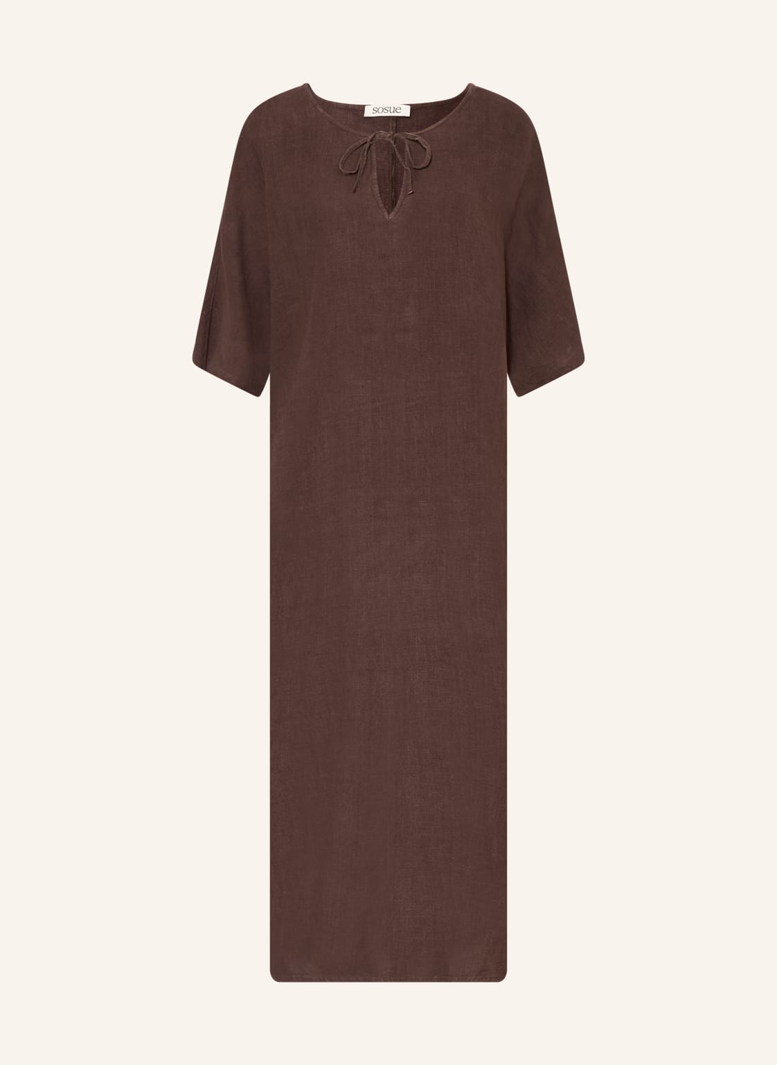 Sosue Sukienka Lniana braun