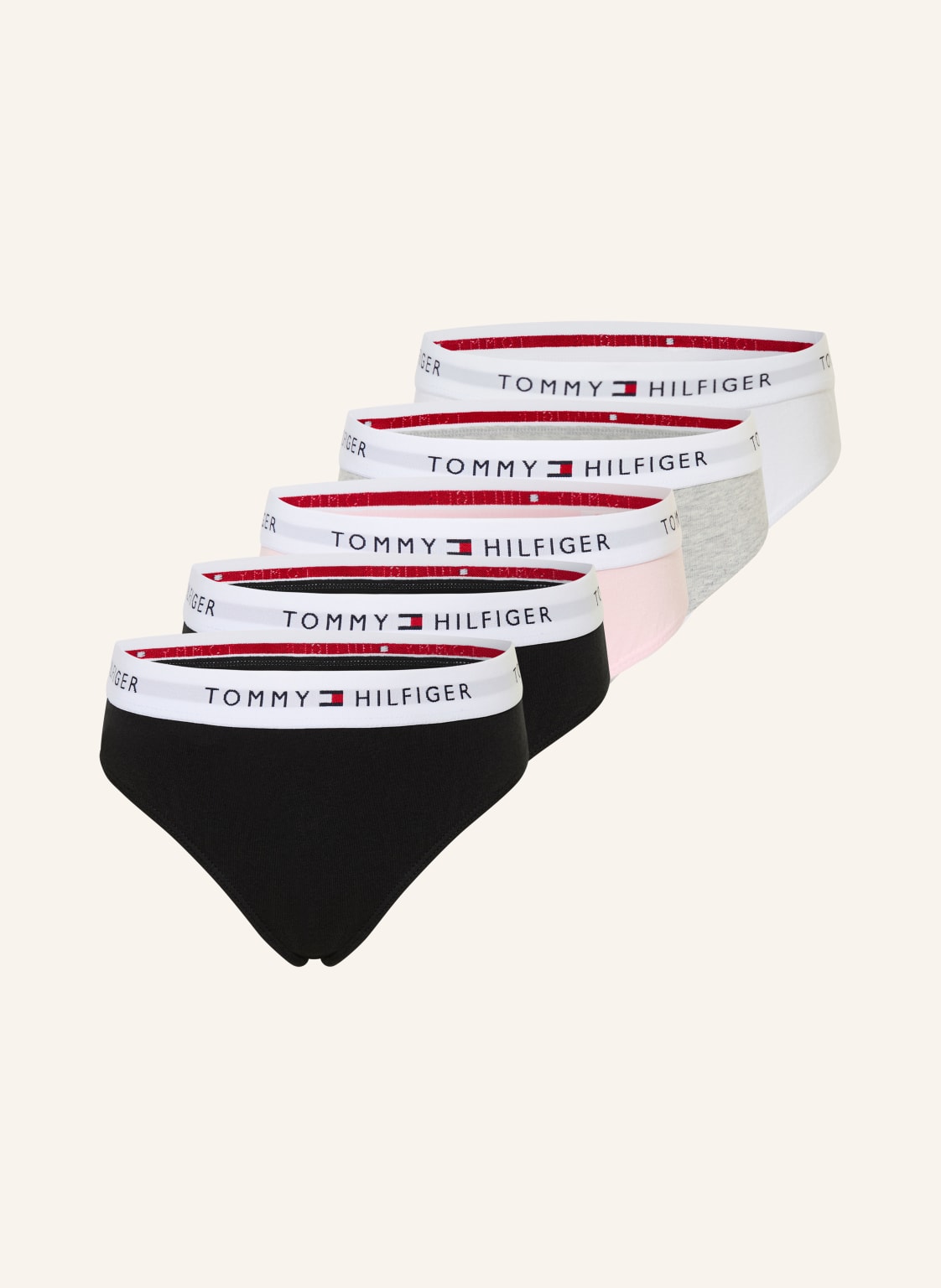 Tommy Hilfiger 5 Sztuk Majtek schwarz