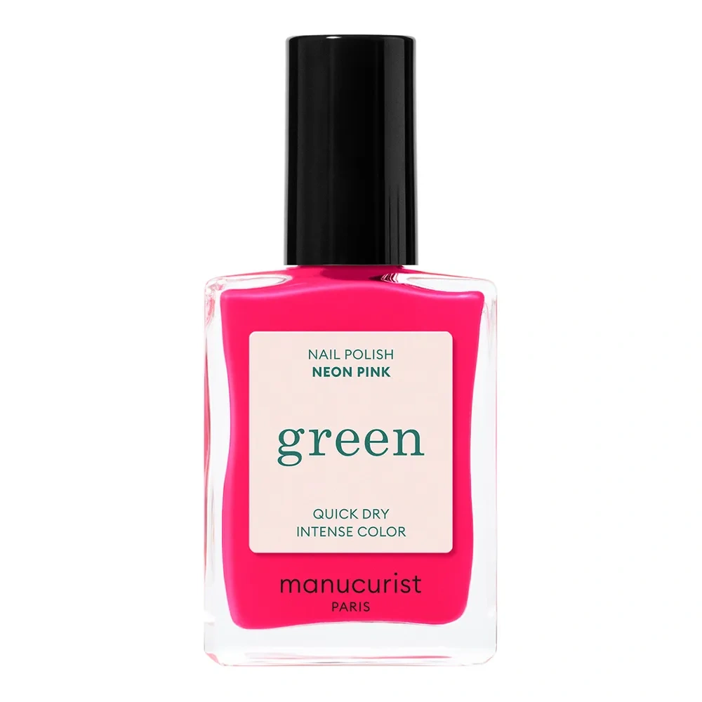 Manucurist Green Nail Polish klasyczny lakier do paznokci Neon Pink 15 ml
