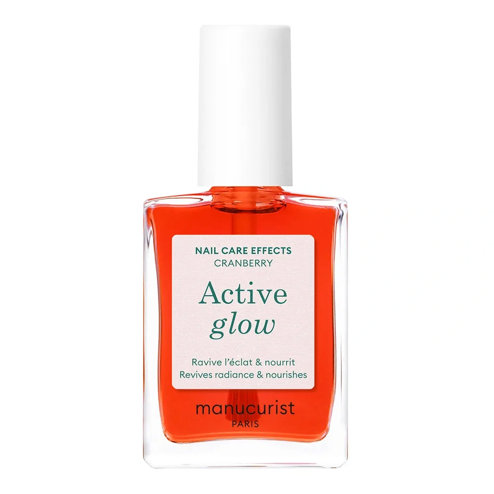 Manucurist Active Glow pielęgnujący lakier do paznokci Cranberry 15 ml
