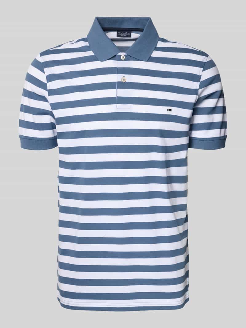 Koszulka polo o kroju nowoczesnym z wyhaftowanym logo