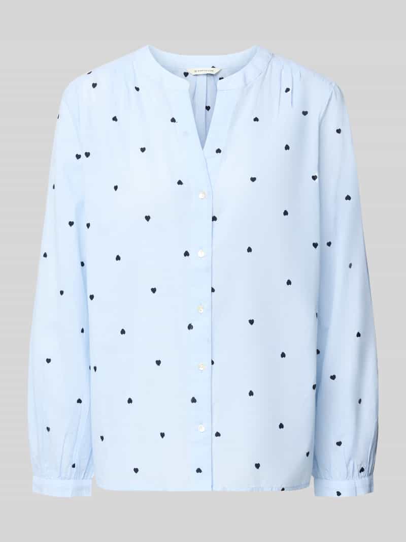 Bluzka koszulowa o kroju regular fit z czystej bawełny