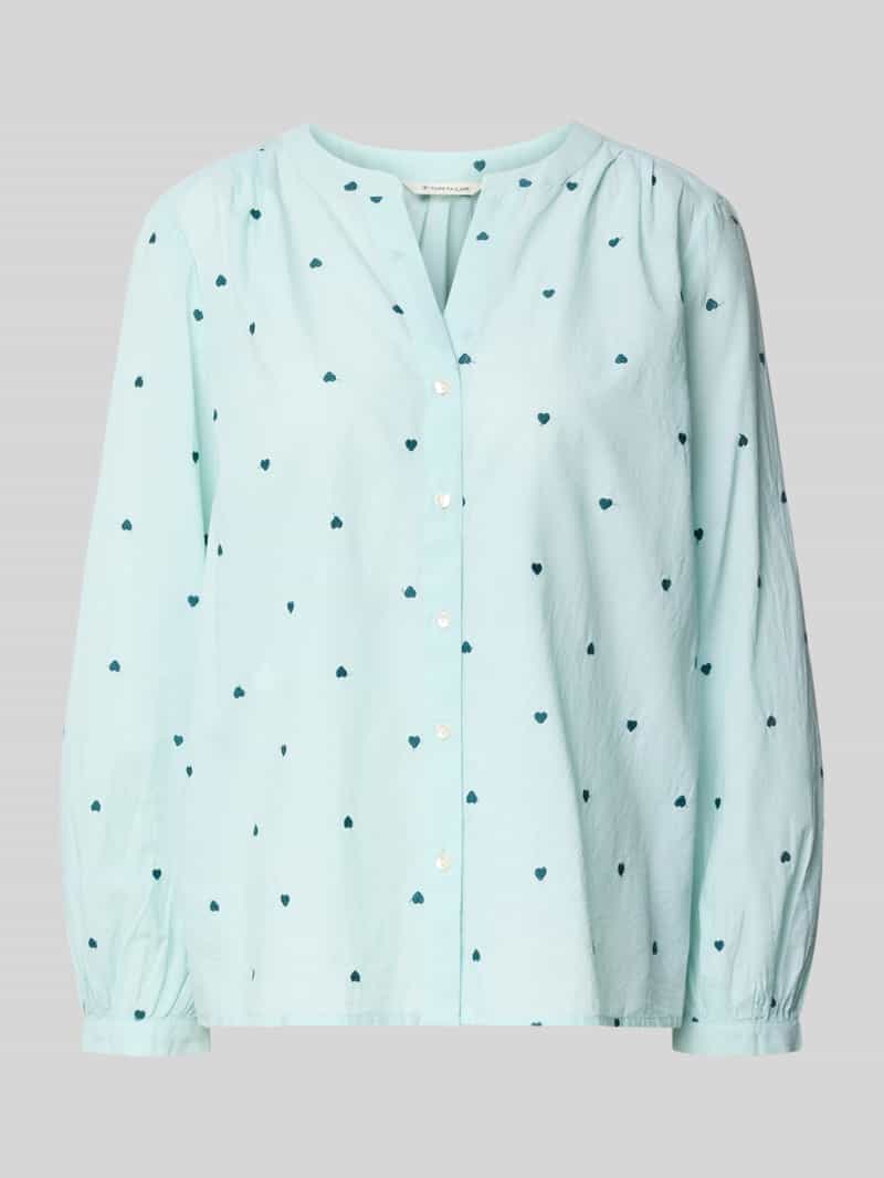 Bluzka koszulowa o kroju regular fit z czystej bawełny