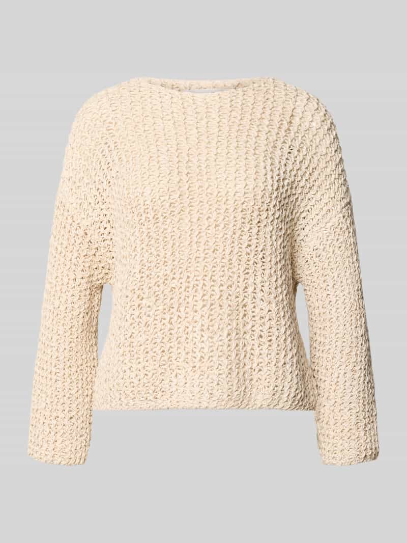 Sweter o kroju relaxed fit z mieszanki bawełny