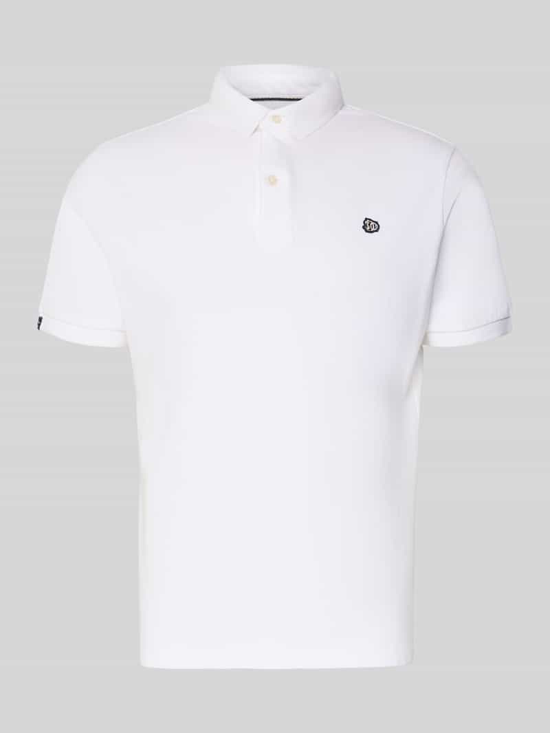 koszulka polo o kroju regular fit z wyhaftowanym logo