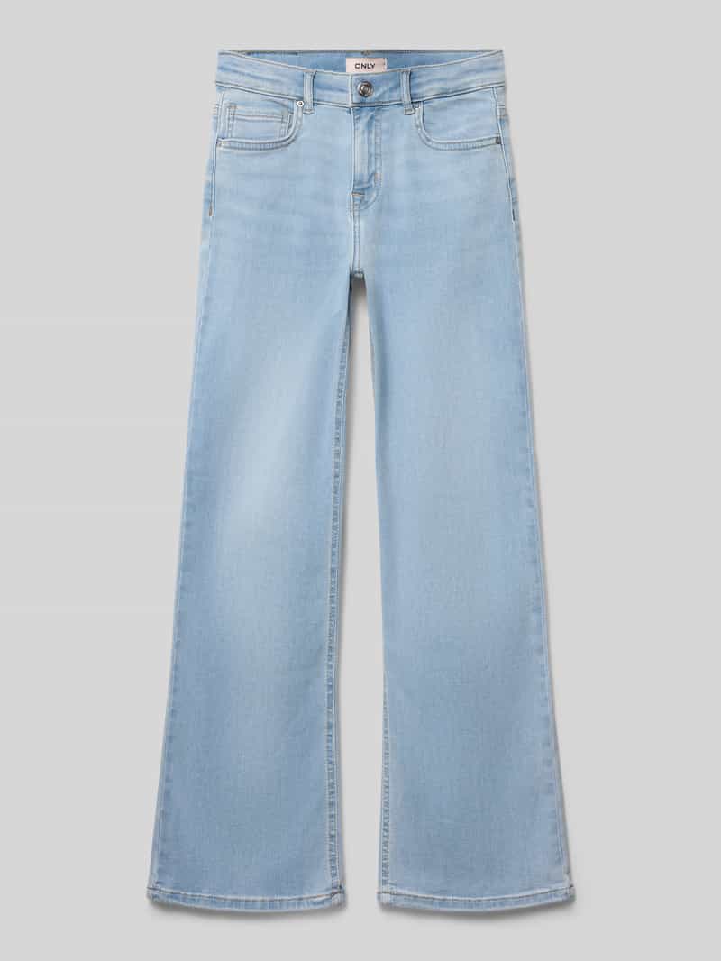 Jeansy z szerokimi nogawkami z mieszanka bawełny model 'MADISON BLUSH'