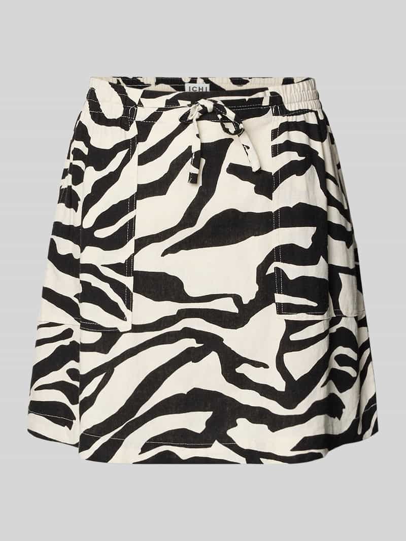 Minispódnica z mieszanki lnu i wiskozy model 'LINNO'