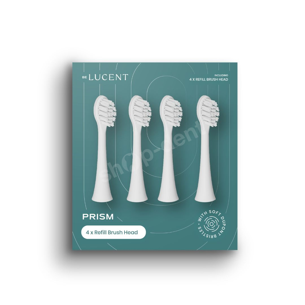 Be Lucent Prism White Końcówki wymienne do szczoteczki sonicznej 4 sztuki