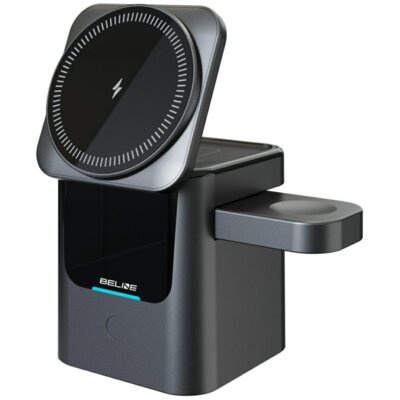 Ładowarka indukcyjna BELINE BE-3IN1 22.5W Czarny