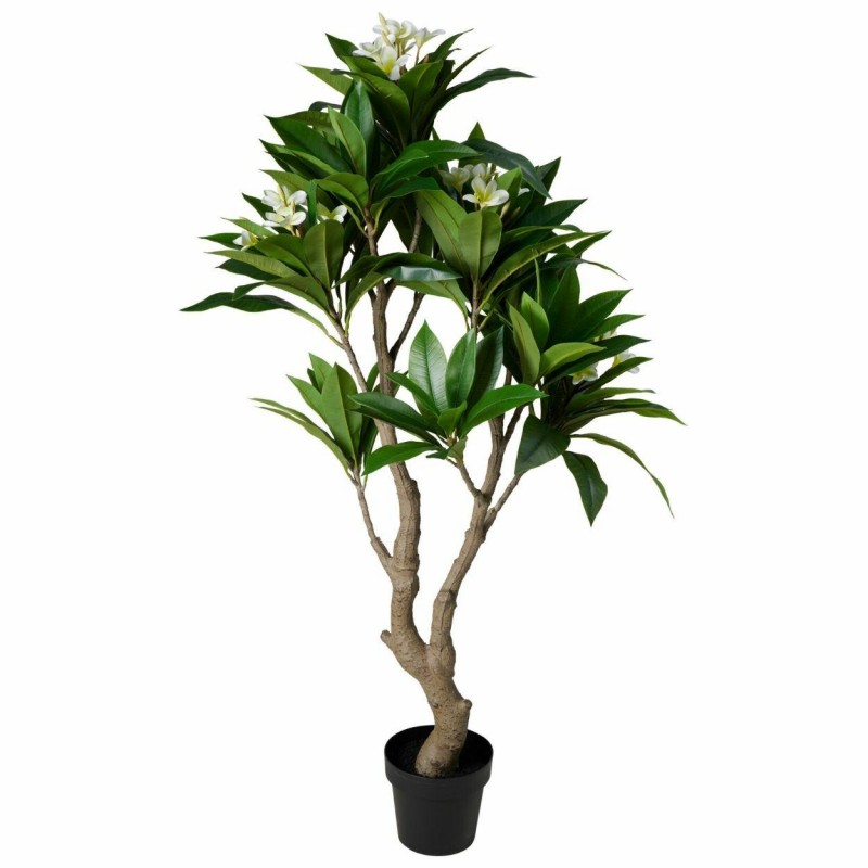 Sztuczne drzewko frangipani biała 150 cm doniczce