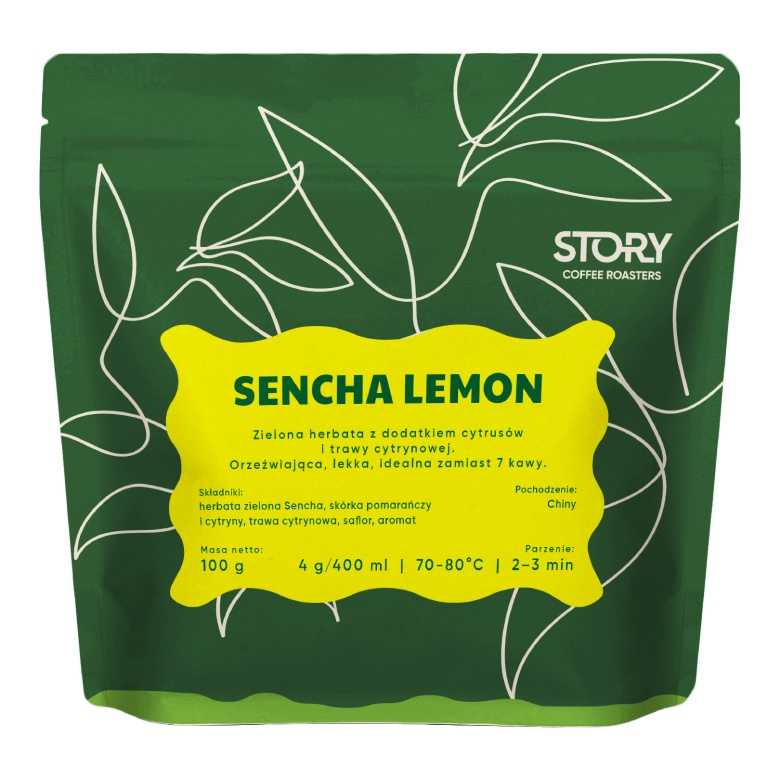 Herbata zielona STORY tea Sencha Lemon 100g