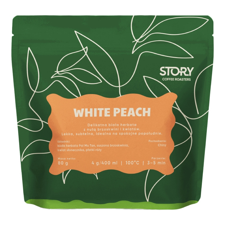 Story Coffee Roasters Herbata biała STORY tea White Peach 80g