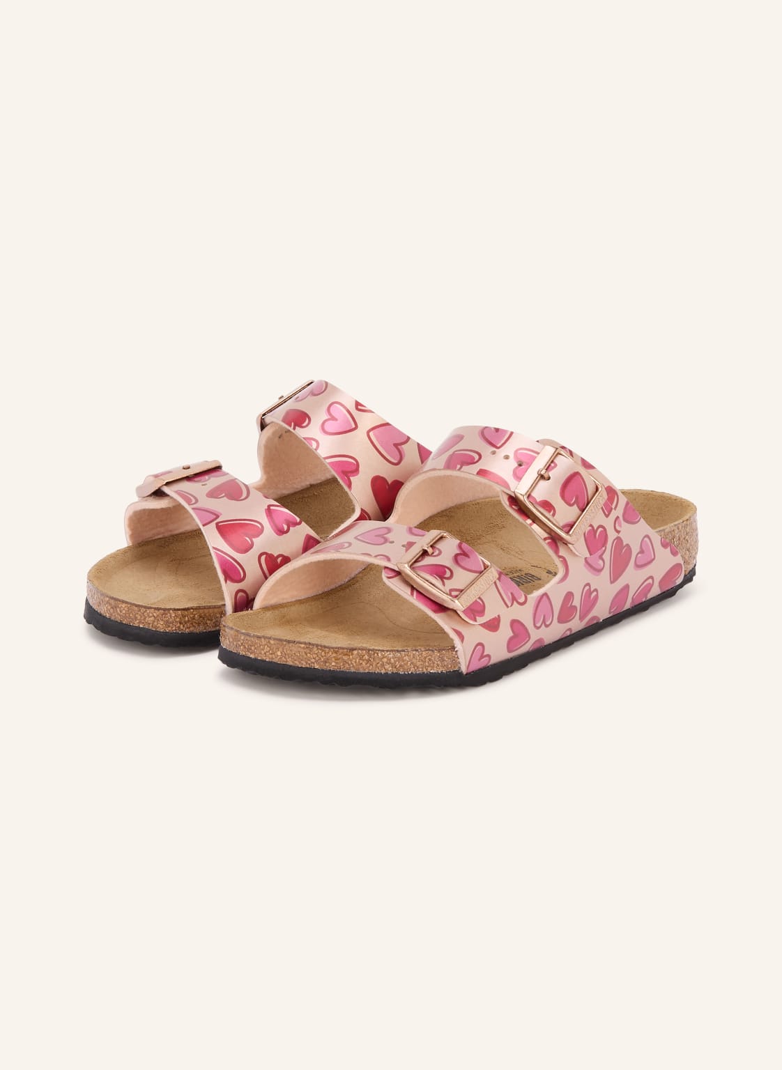 Birkenstock Sandały Arizona rosegold