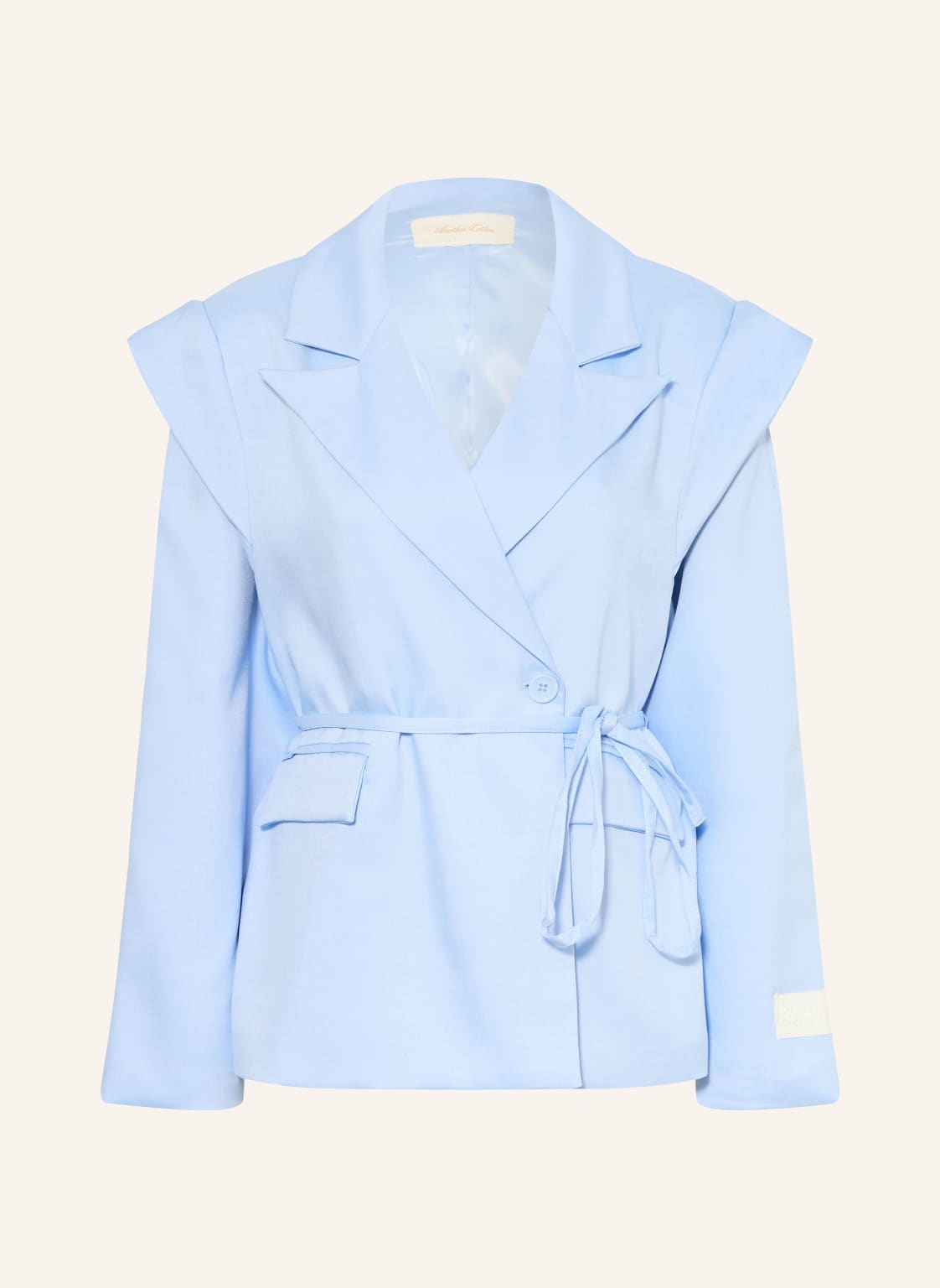 Another Cotton Lab Marynarka blau