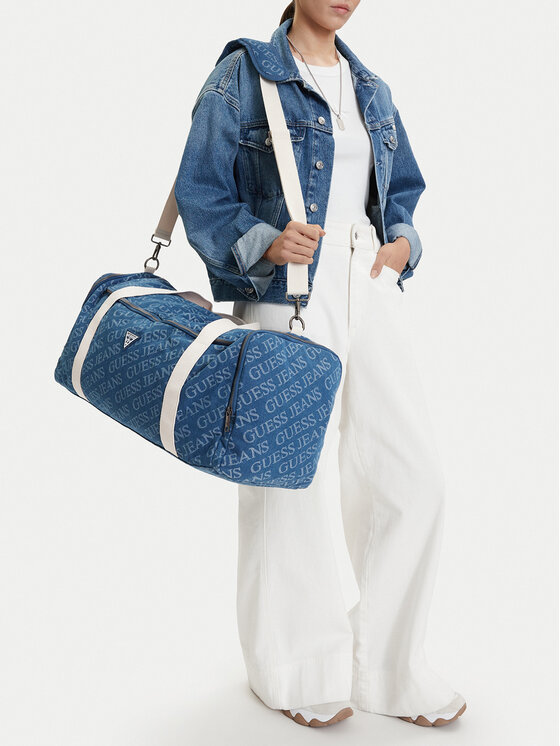 Guess Jeans Torba weekendowa CWBEO-GUESS-B-008-09 Niebieski