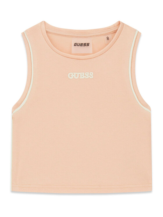 Guess Top J6GI37 KF972 Pomarańczowy jasny Slim Fit