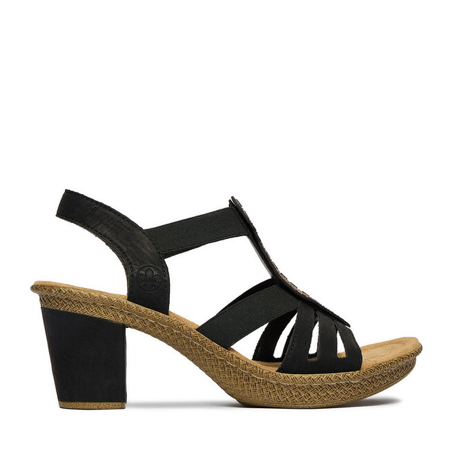 Sandały Rieker CEO-66526-00 Czarny