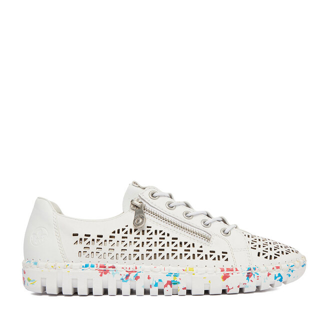 Półbuty Rieker CEO-M2357-80 Biały