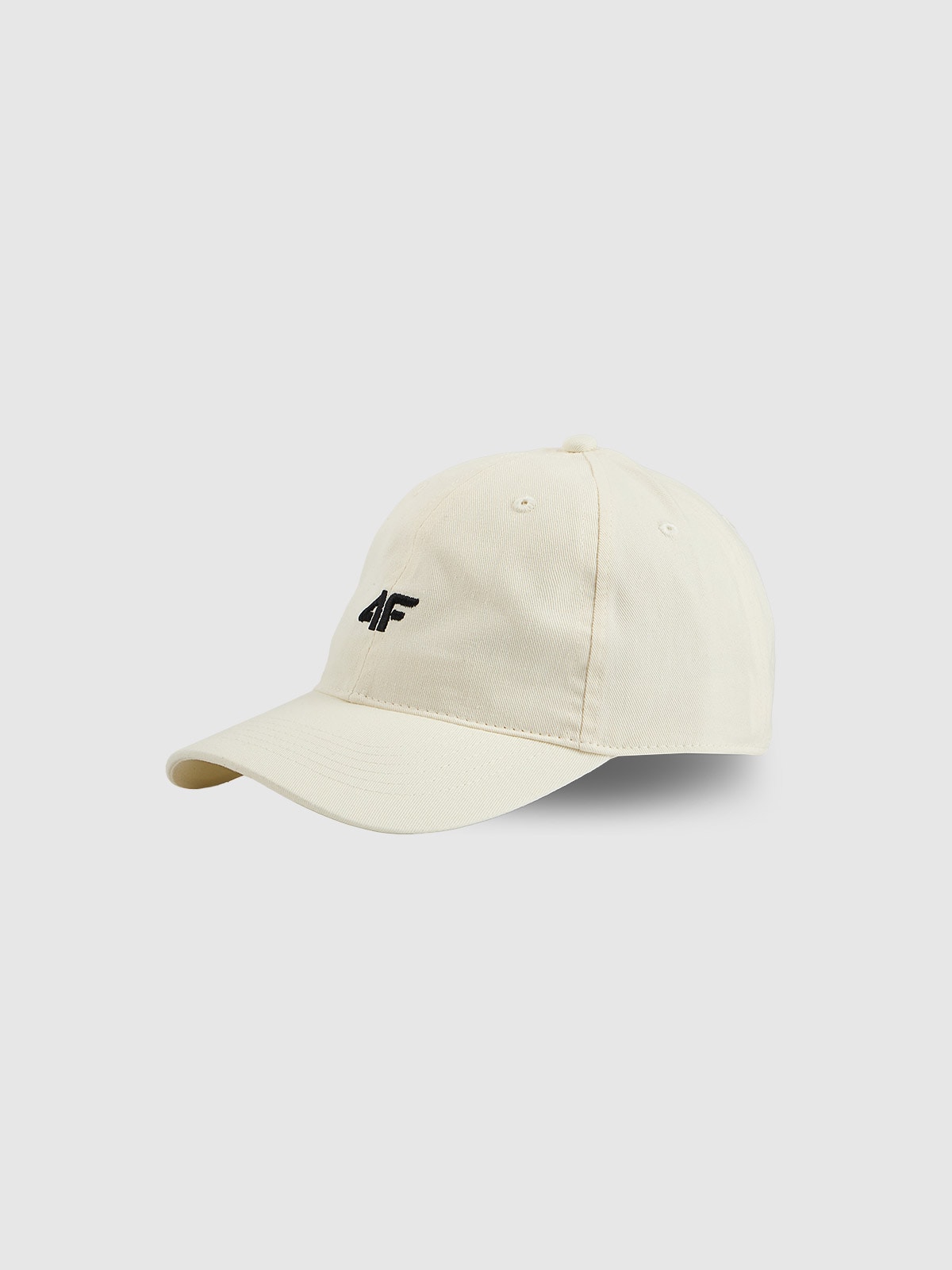 4F Czapka z daszkiem strapback uniseks - biała XS/S (56cm)