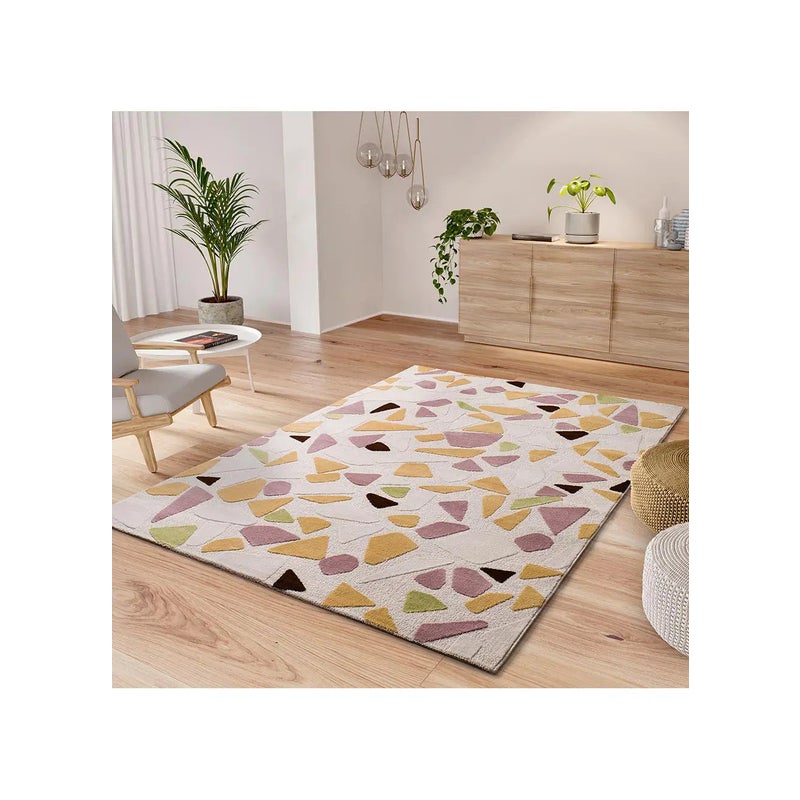 Dywan wewnętrzny prostokątny, wielokolorowy, 160 x 230 cm, FLASHY geometryczny - ATTICGO