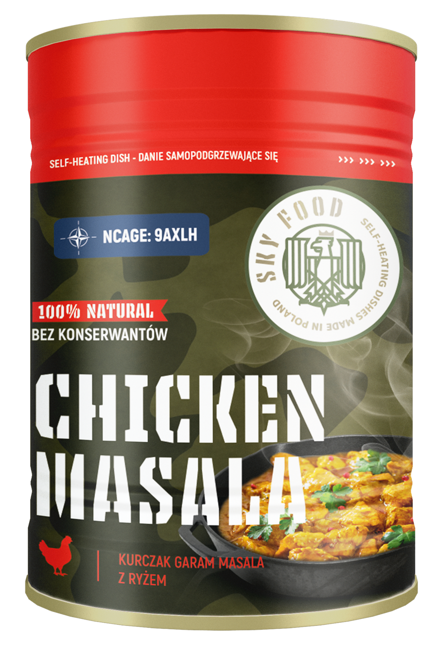 SKYFOOD CHICKEN MASALA - Kurczak garam masala z ryżem