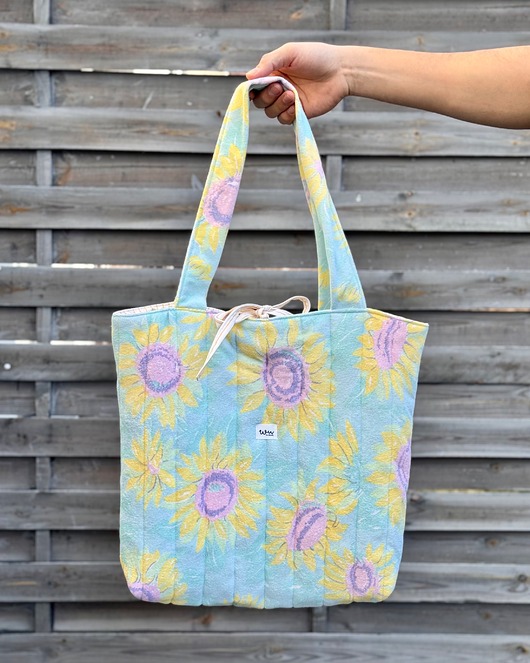 Torba pikowana w Słoneczniki Duża