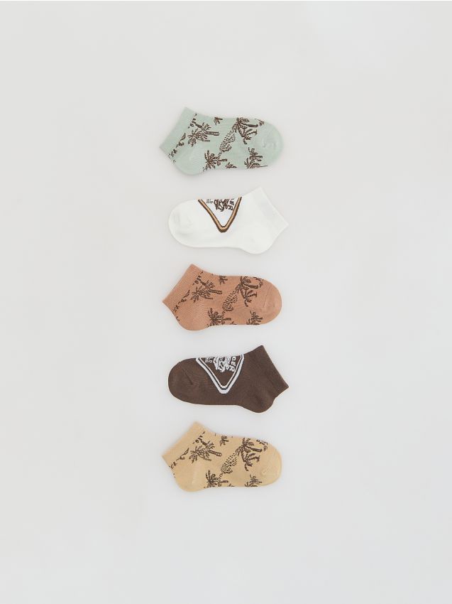 Reserved - Skarpetki 5 pack - miedziany