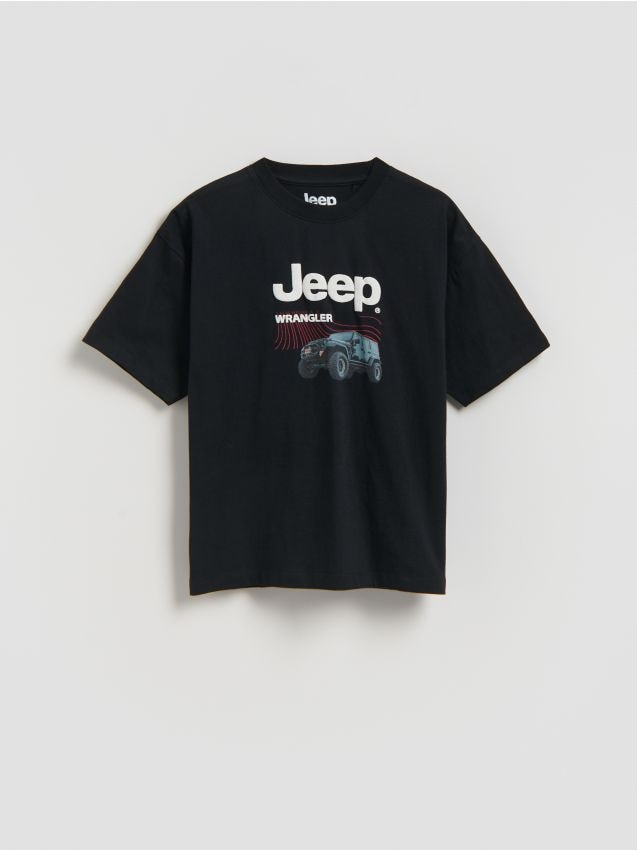 Reserved - T-shirt Jeep - czarny