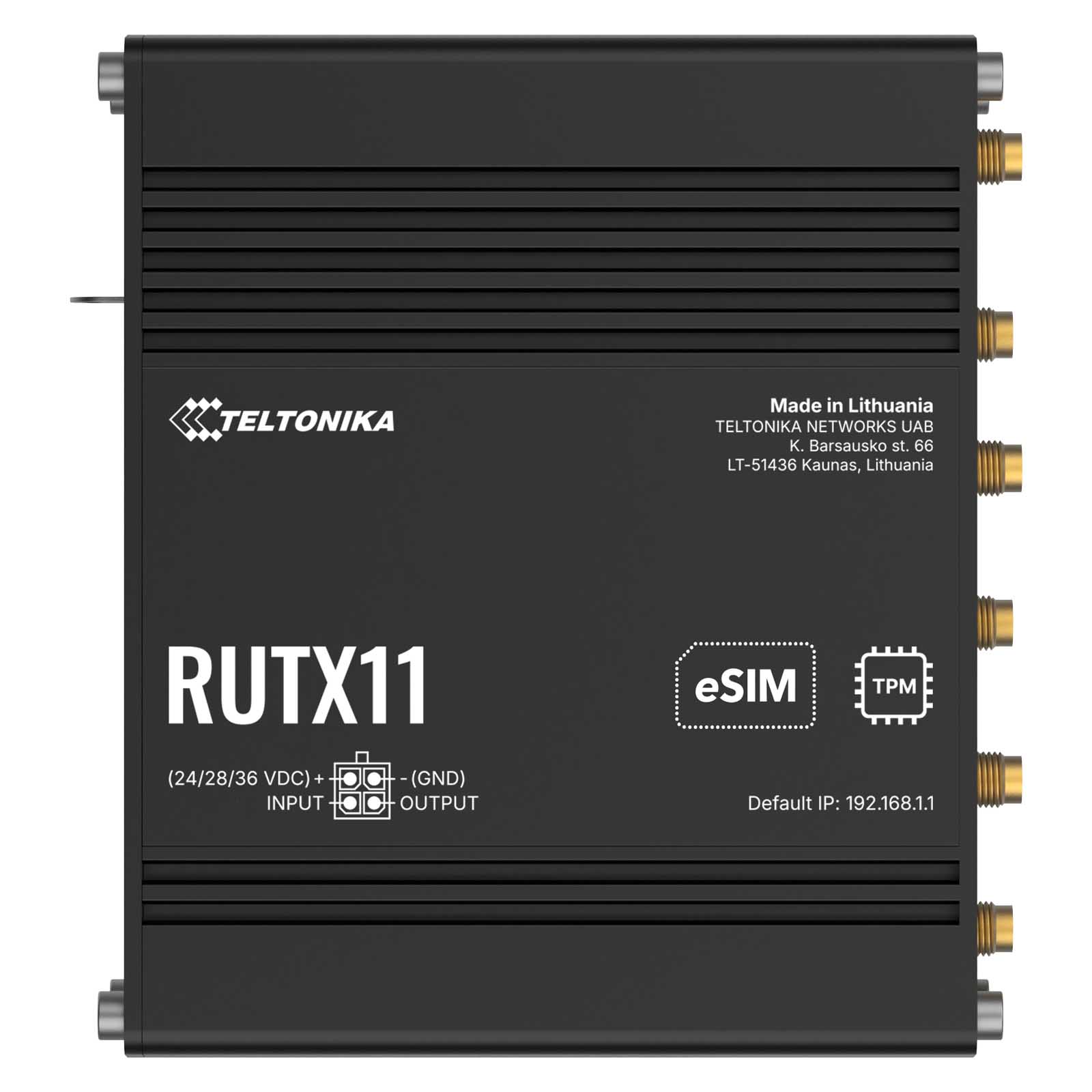 Teltonika RUTX11 router 4G LTE eSIM (RUTX11240000)