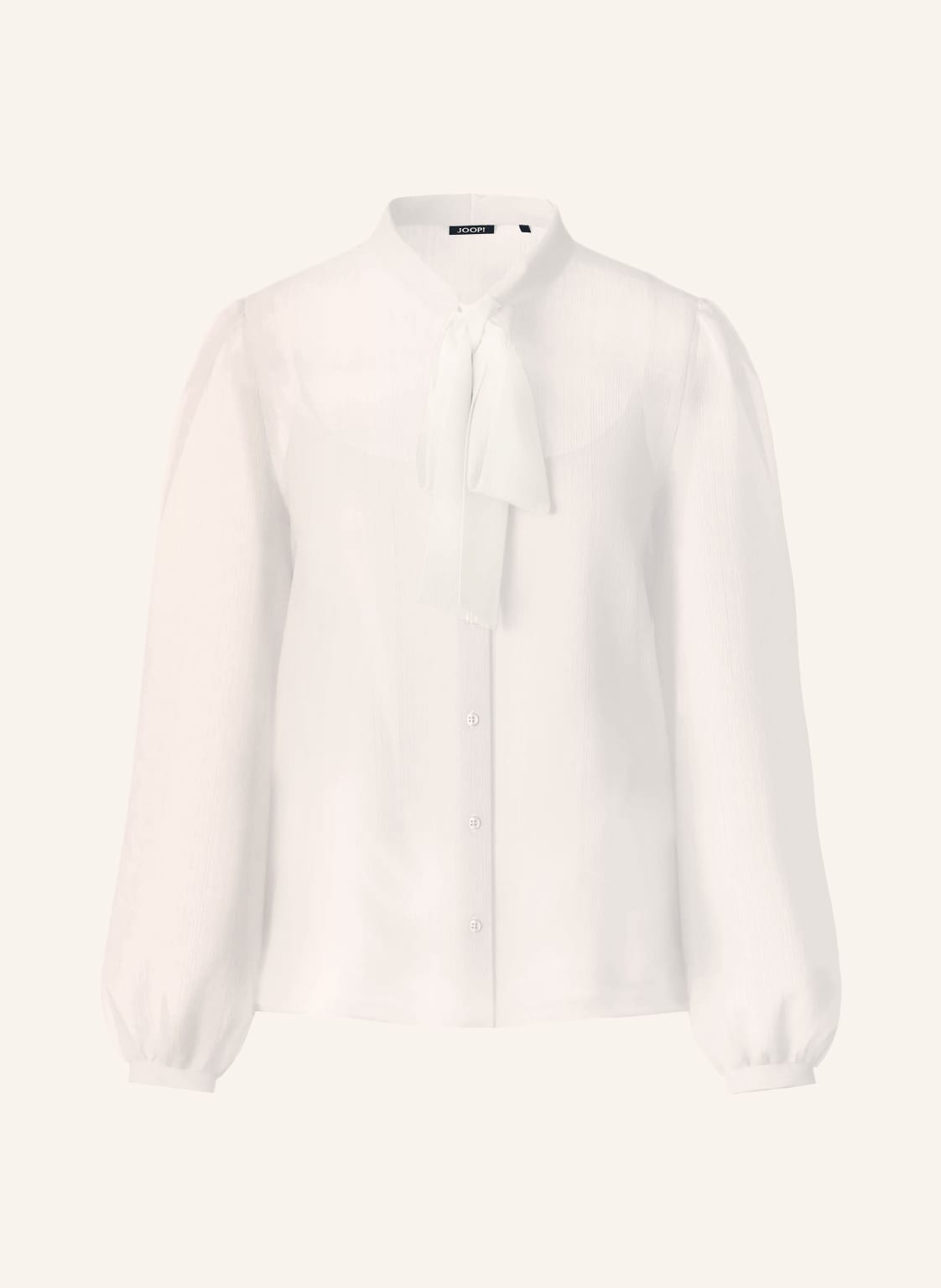 Joop! Bluzka Z Kokardą Banita weiss