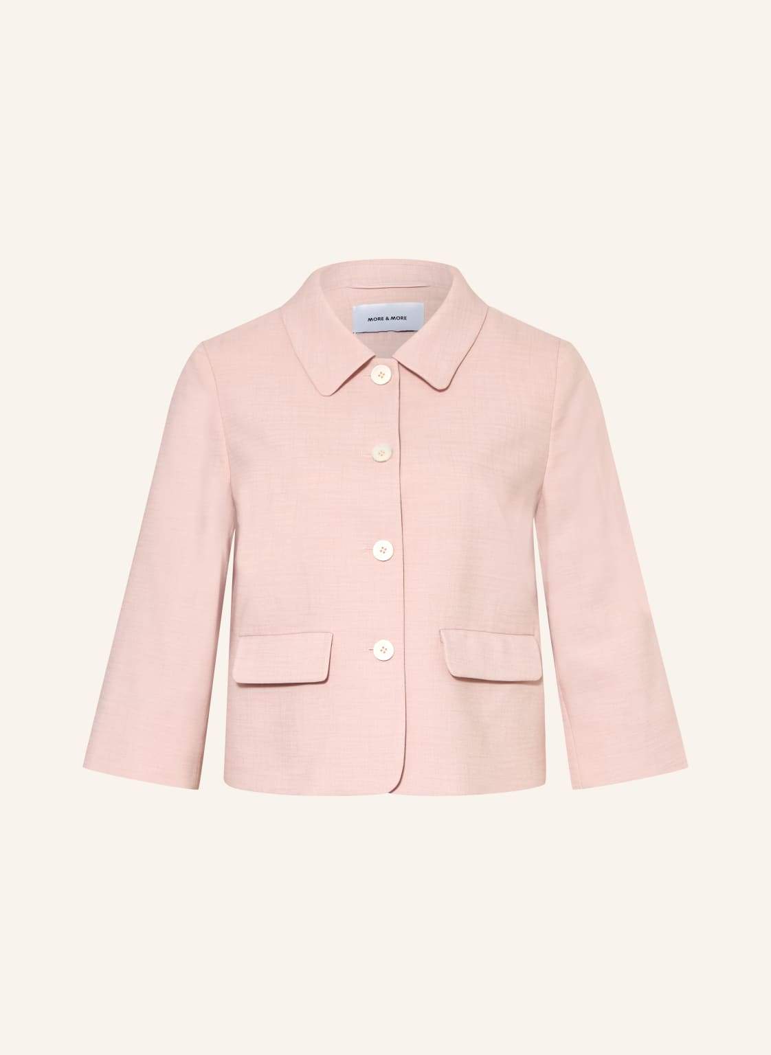 More & More Marynarka Z Rękawami 3/4 rosa