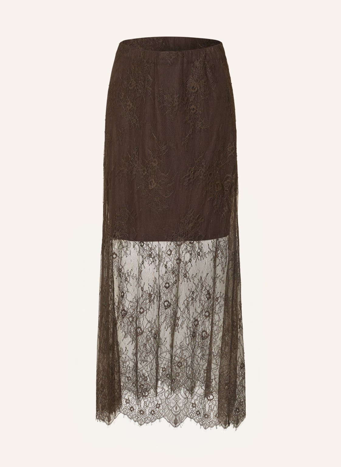 Msch Copenhagen Spódnica Z Koronką Mschdusty braun