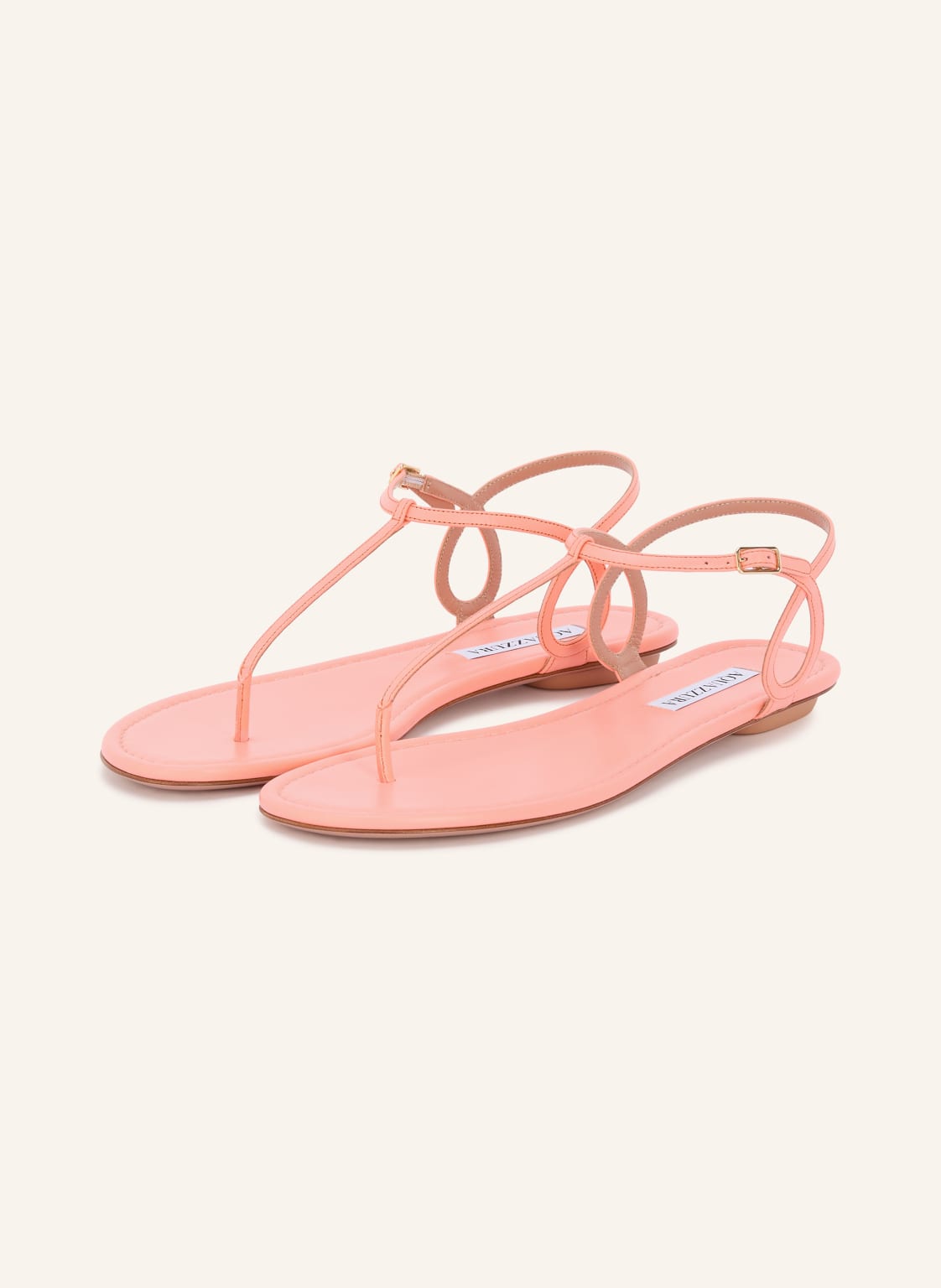 Aquazzura Japonki Almost Bare rosa