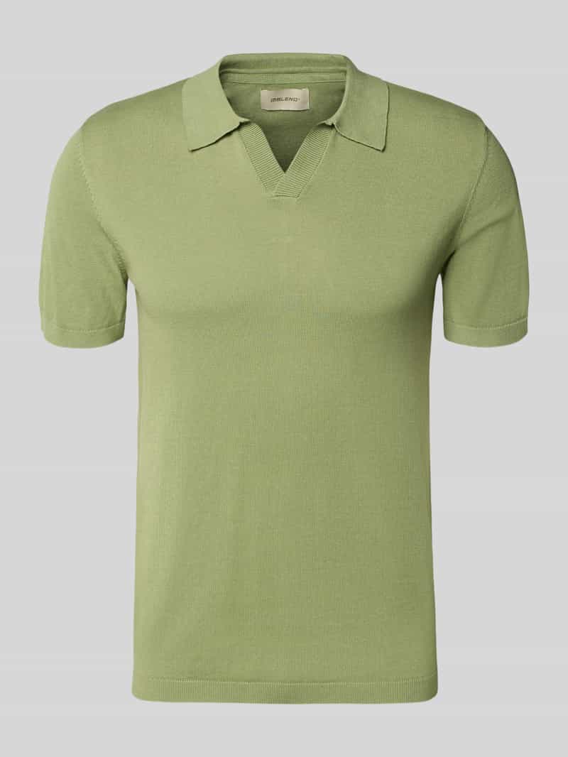 Koszulka polo w dzianinowym wyglądzie, krój regular fit, model 'Bray'
