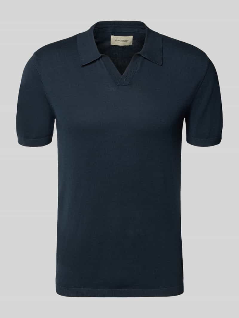 Koszulka polo w dzianinowym wyglądzie, krój regular fit, model 'Bray'