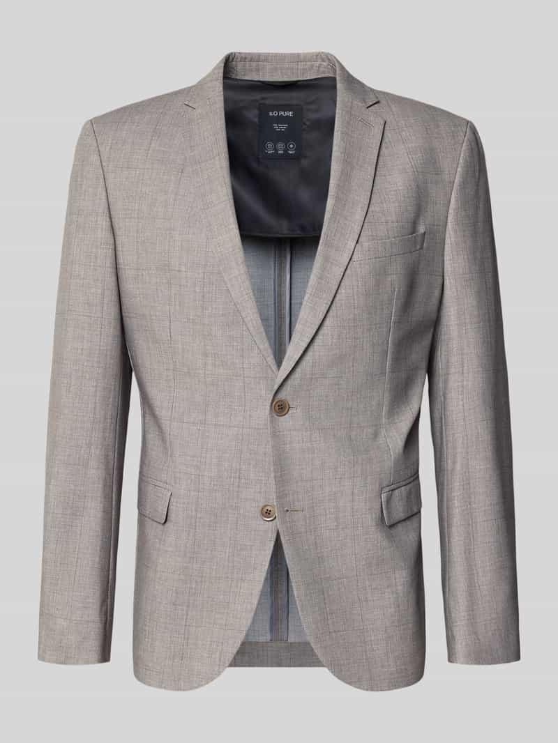 Marynarka garniturowa w kroju regular fit z dodatkiem wiskozy